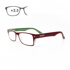 Gafas Lectura Kansas Rojo / Verde. Aumento +2,5