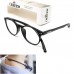 Gafas Lectura Connecticut Negras Aumento +1,0 Patillas Para Colgar del Cuello