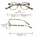 Gafas Lectura Connecticut Estampado Carey Aumento +2,0 Patillas Para Colgar del Cuello