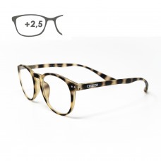Gafas Lectura Connecticut Estampado Carey Aumento +2,5 Patillas Para Colgar del Cuello