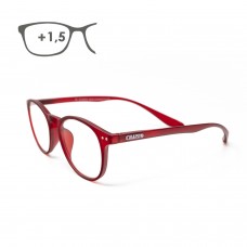Gafas Lectura Connecticut Color Rojo Aumento +1,5 Patillas Para Colgar del Cuello
