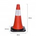 Base de sinalização de cone Borracha 50 cm. Reflexivo