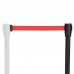 Poste separador de fita extensível de 3 metros. Ø Base 32 cm. Ø tubo de 5,1 cm. Altura 91 cm