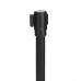 Poste separador de fita extensível de 3 metros. Ø Base 32 cm. Ø tubo de 5,1 cm. Altura 91 cm