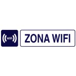 Etiqueta 250x63 mm. Zona wifi
