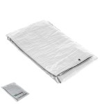 Tela impermeável branca com ilhós de metal 6 x 12 metros (aproximadamente)