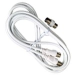 TV Video Connector Macho / Macho 2 metros Com Adaptador Macho / Fêmea