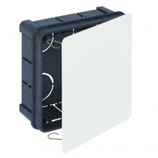 Caixa registradora embutida com tampa 100x100x45 mm.