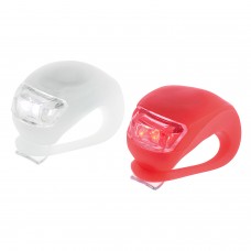 Kit de luzes LED de bicicleta 2 luzes básicas