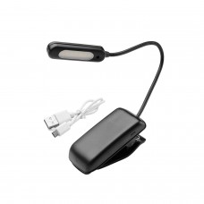 Linterna Led De Mesa Con Clip Recargable Usb Con 3 Tonos De Luz y 3 Niveles De Luminosidad