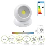 Bombilla Led Globo 35-120 Lumenes A Pilas 3AAA (No Incluidas)