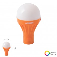 Linterna Led Forma de Bombilla 1 W.