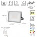 Foco Led Plano  50 Watt. 4000 Lumens. Luz blanca 4000ºK Protección IP65. Cuerpo Aluminio