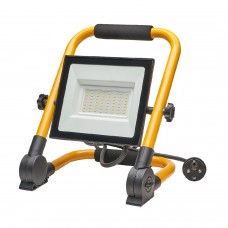 Foco Led Plano 50 Watt. Luz Blanca 4000º K IP 65 4000 Lumenes Con Asa de Transporte