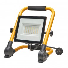 Foco Led Plano 100 Watt. Luz Blanca 4000º K IP 65 8000 Lumenes Con Asa de Transporte