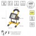 Foco Led Recargable 20 Watt. Luz Blanca 4000º K IP 65 600 Lumenes Con Asa de Transporte