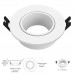 Aro Foco Empotrable Con Portalamparas GU10 Ø 90 x 29 mm. Pack de 3 unidades