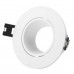 Aro Foco Empotrable Con Portalamparas GU10 Ø 90 x 29 mm. Pack de 3 unidades