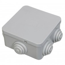 Caixa de superfície estanque com clipe 80x80x40 mm.