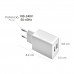 Cargador USB Dos Tomas 2.1 Amperios. 5 V.