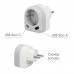 Adaptador / Enchufe Schuko Con 2 Tomas, USB A y USB C