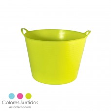 Cesta Ordenacion Colada Polipropileno Ø 36 x 25 (Alt.) cm.15 Litros. Colores Surtidos