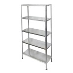 Modulo Estanteria Galvanizado con 5 Baldas 150x75x30 cm.