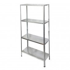 Modulo Estanteria Galvanizado con 4 Baldas 150x75x30 cm.