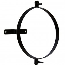 Braçadeira para tubo de fogão vitrificado com suporte 150 mm. (2 peças)