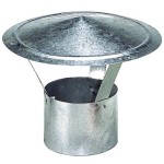 Chapéu galvanizado para fogão 250 mm.