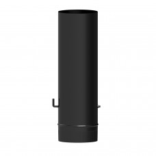 Tubo Estufa Acero Vitrificado Negro Ø 150 mm. Con Llave