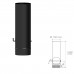Tubo Estufa Acero Vitrificado Negro Ø 150 mm. Con Llave