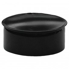 Tampa Fogão Vitrificado Preto 120 mm.