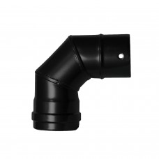 Cotovelo Vitrificado para Fogão a Pellets Ø80 mm 90 °