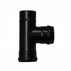 Fogão vitrificado a pellets Ø80 mm 90 °