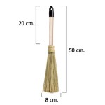 Vassoura para lareira e brasas 50 cm.