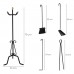 Juego Atizadores 5 Piezas 25x70 (Alt.) cm. Soporte, Cepillo, Recogedor, Atizador y Pinzas. Hierro Forjado