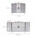 Pantalla Chimenea 98,5 x 50 (Alt) cm. 3 Paneles