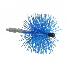 Escova para chaminé Escova de nylon Eixo flexível 100 mm.