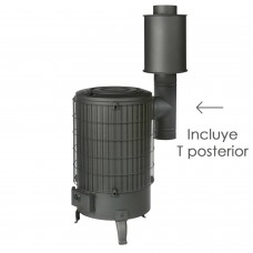 Estufa Leña Nº 4 Ecodesign Con T y Deflector
