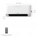 Termoconvector Ceramico Split Pared 1000 / 2000 W. Con Mando A Distancia