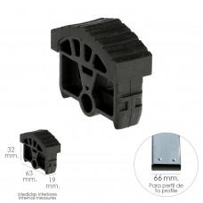 Contera Escalera Pronor 2 Tramos Con 10+10 Peldaños ( Perfil 66 mm.)