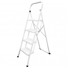 Escalerilla Acero 4 Peldaños Uso Doméstico
