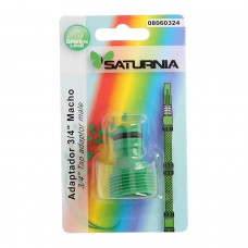 adaptador de mangueira de plástico 3/4 Blister masculino