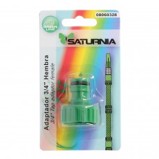 Plastic Adapter Hose 3/4 Blister feminino
