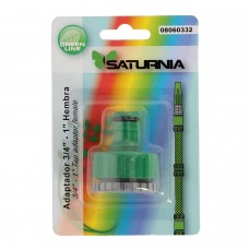 adaptador de mangueira de plástico 3/4 - 1 'Feminino Blister