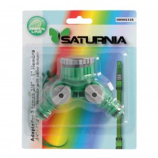 adaptador de mangueira de plástico 3/4 - 1 'do sexo feminino com 2 doses Blister