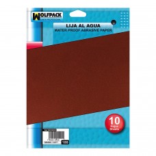 Lija Agua Grano 280 (pacote de 10 folhas)