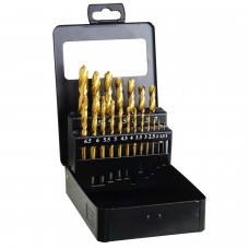 Caso 1-10 mm HSS Titanium. 19 Peças