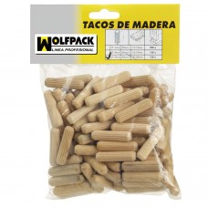 Madeira passadores 6x30 mm. (Saco 50 peças)